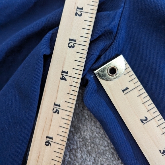 VINTAGE Tabi International golf shorts cotton navy blue size 14 - Picture 9 of 10